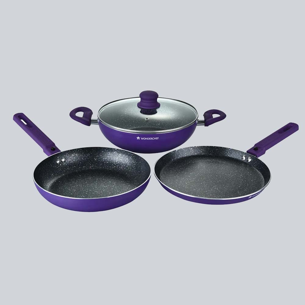 Diana Set Purple with 5-layer non-stick coating