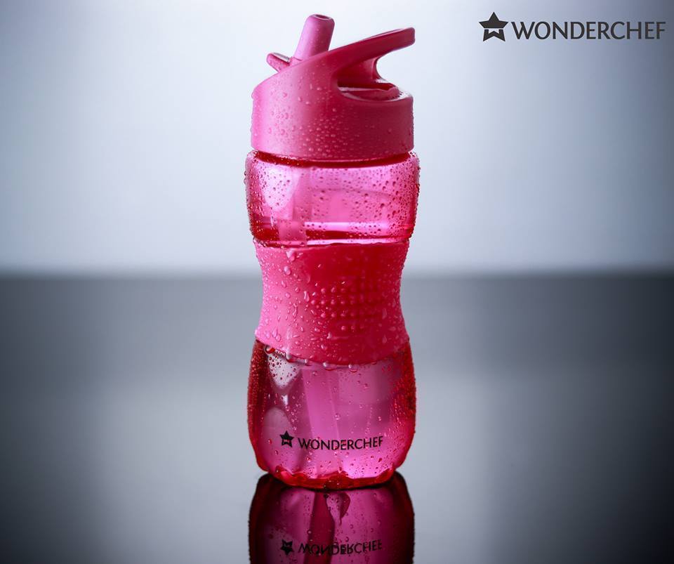 Wonderchef Flasks Wonderchef Sippy Water Bottle 350Ml Pink