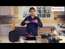 Load image into Gallery viewer, Wonderchef Kitchen Accessories Wonderchef Waterstone Black Silicone Solid Spatula